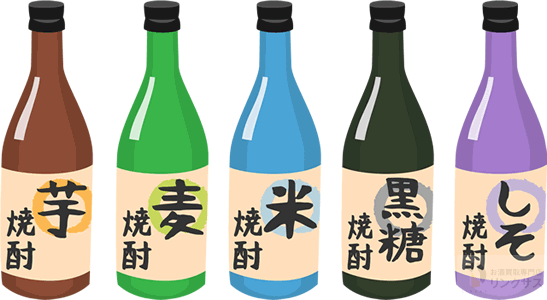 焼酎の度数はどのくらい？芋・麦・米など種類で変わる？