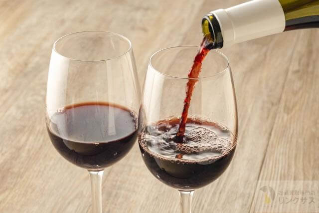 1日に飲むワインの適量はグラス2杯弱ほど