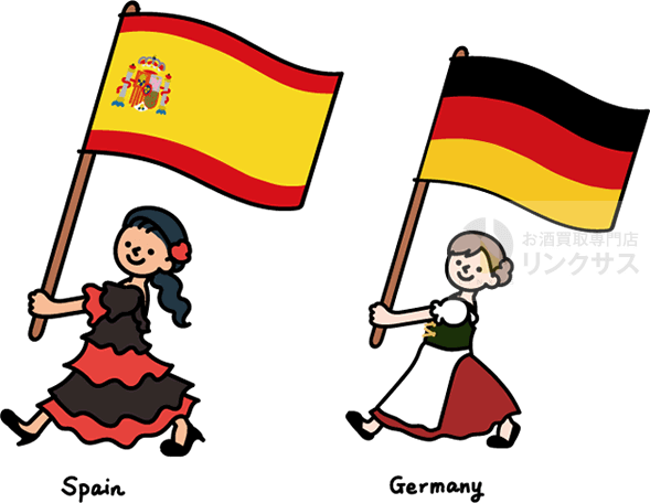 スペインやドイツなど他ヨーロッパ産