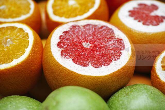 ＜ジュース割り＞柑橘系のジュースとは相性抜群