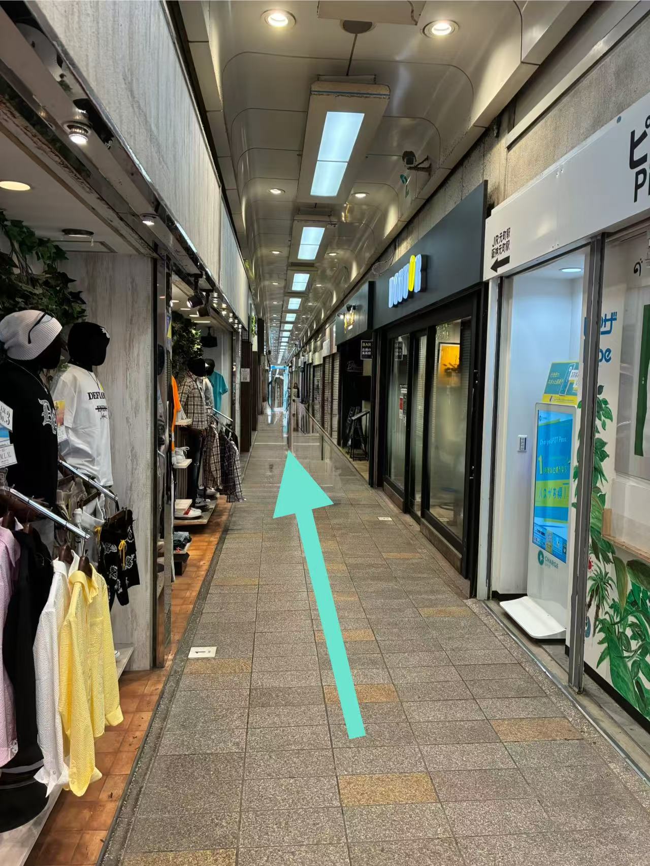 駅から店舗までのアクセス