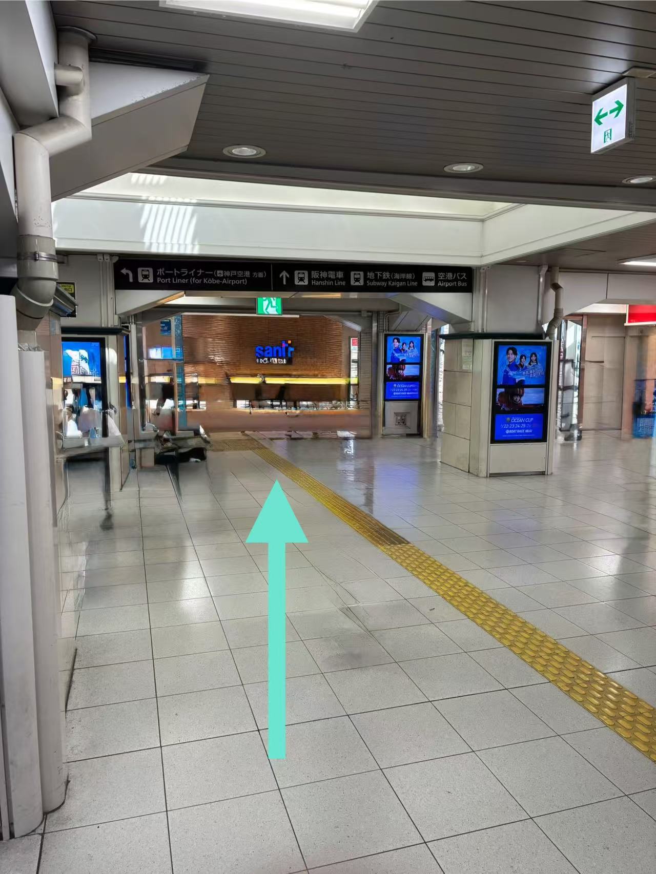 駅から店舗までのアクセス