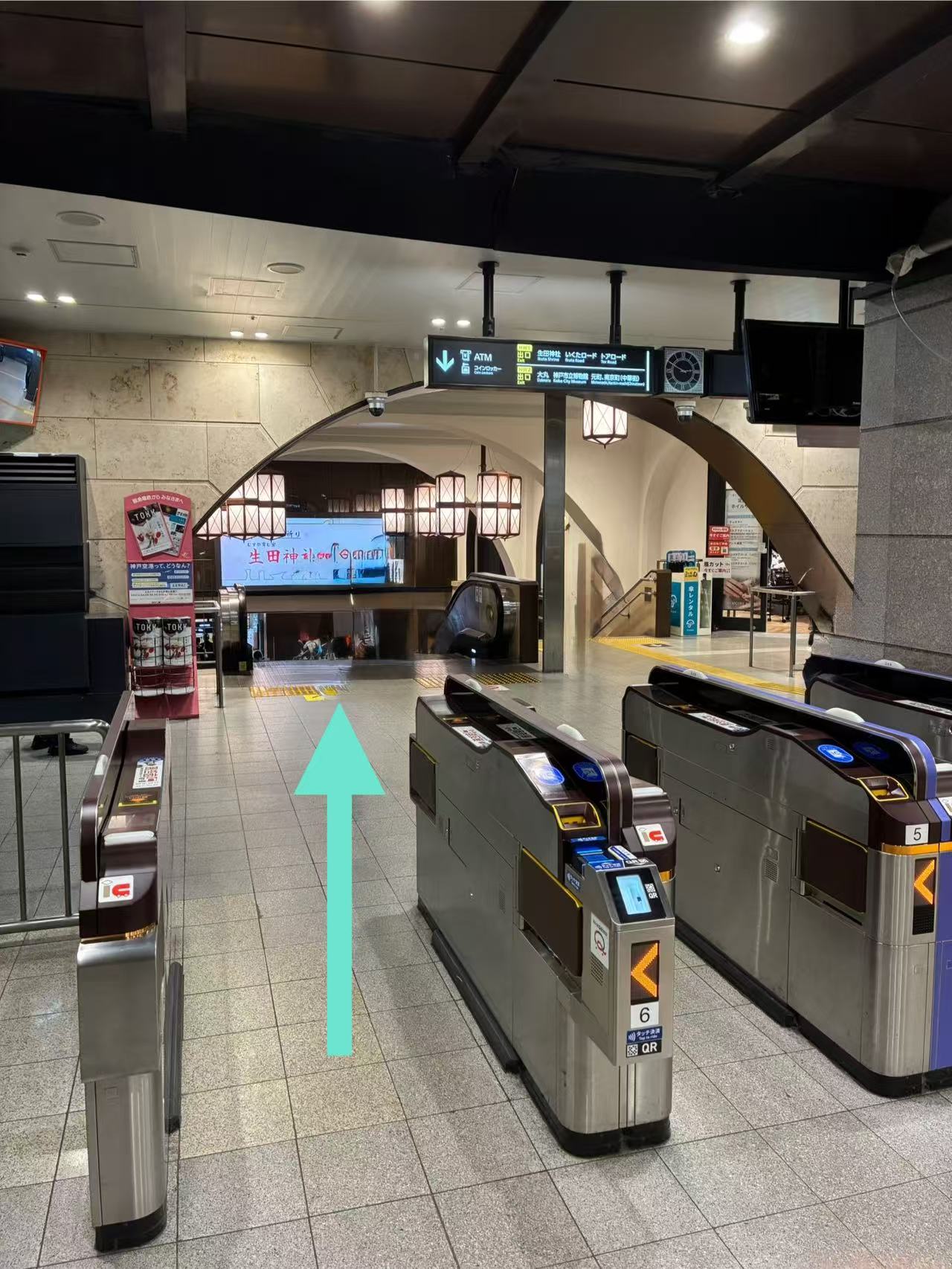 駅から店舗までのアクセス