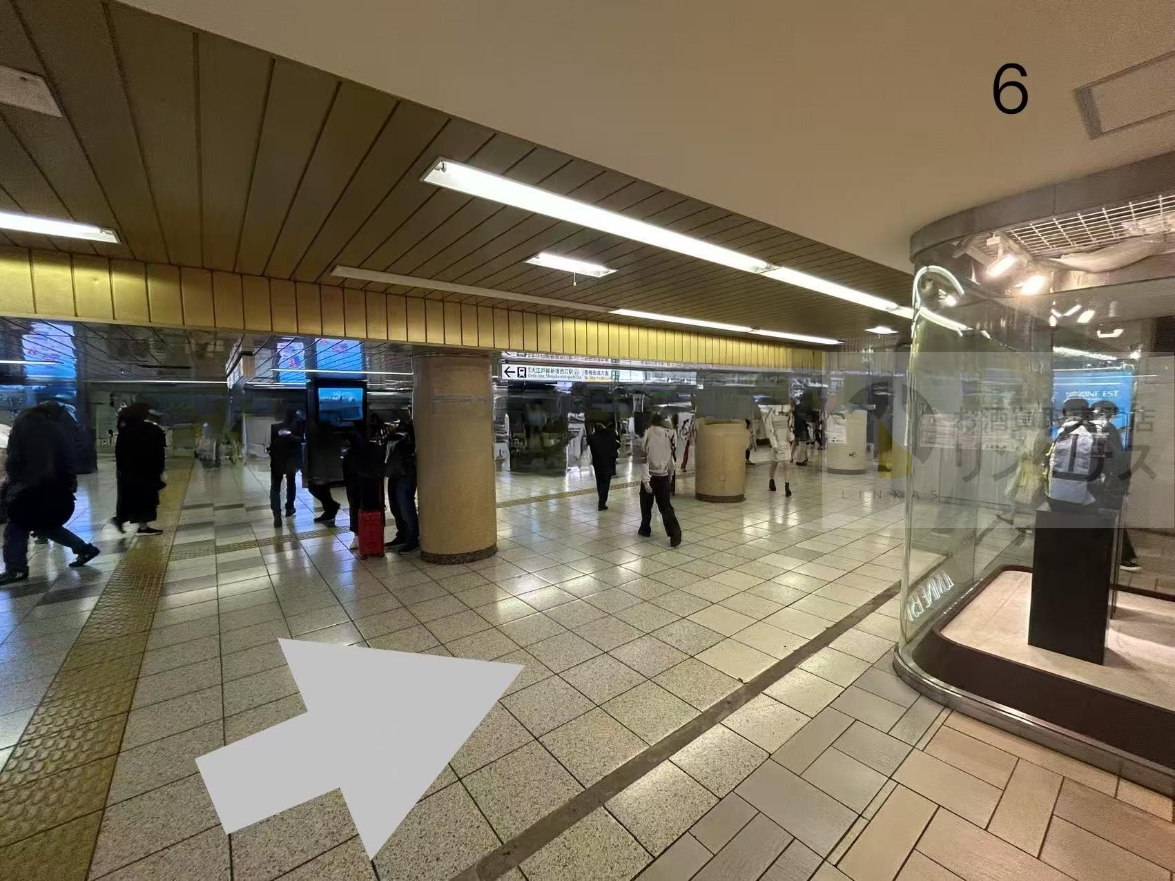 駅から店舗までのアクセス