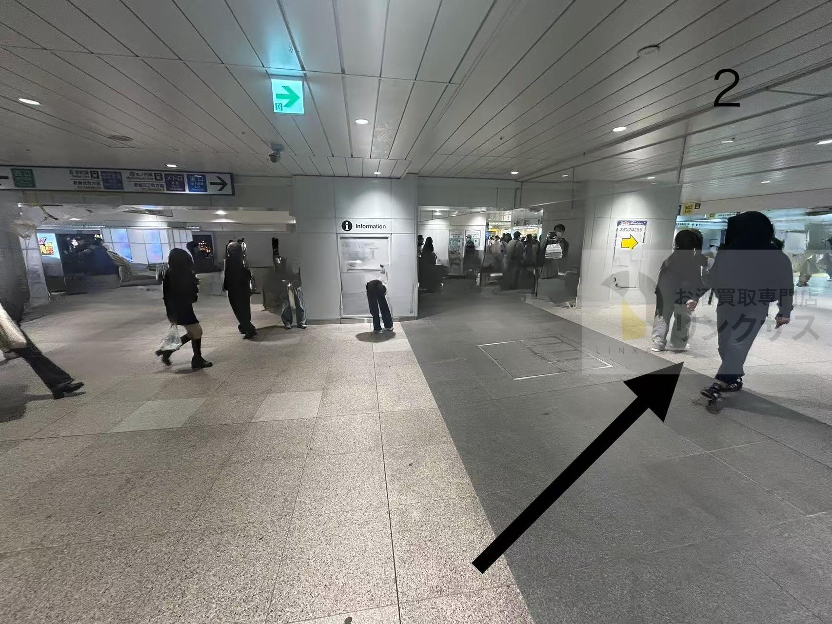 駅から店舗までのアクセス