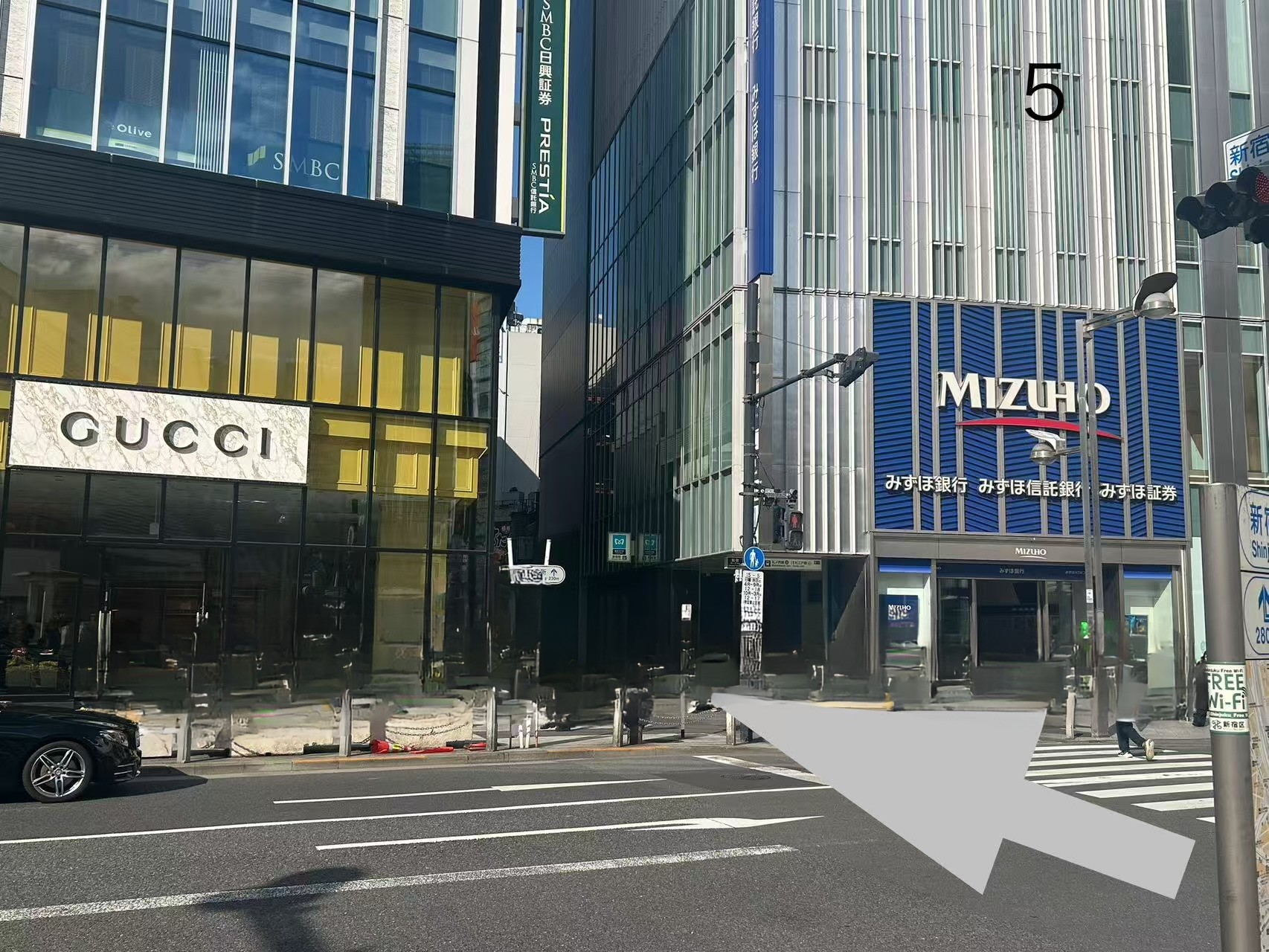 駅から店舗までのアクセス