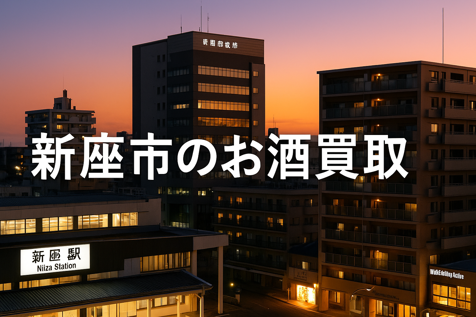新座市のお酒買取