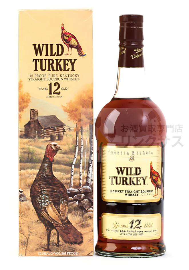 ワイルドターキー 12年 旧ラベル 750ml 50.5%