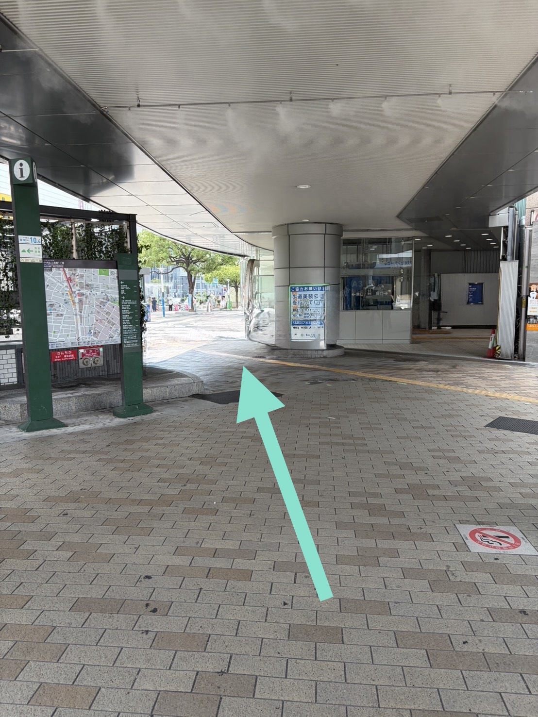 駅から店舗までのアクセス