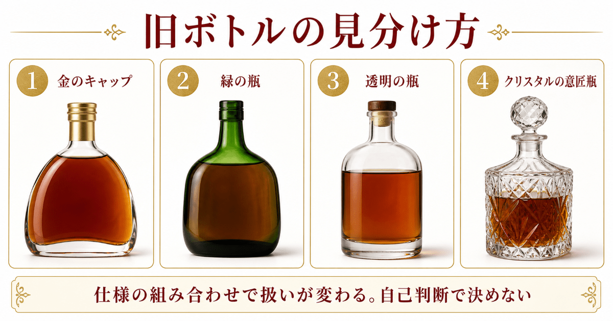 XOの旧ボトルと現行品の違い