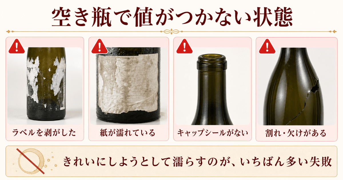 ロマネコンティの空き瓶は売れる｜DRC買取で見られる状態と査定の条件