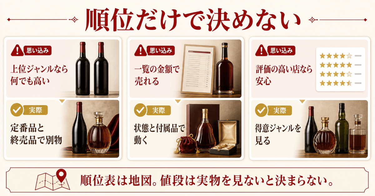 ランキングを鵜呑みにすると損をする3つの場面