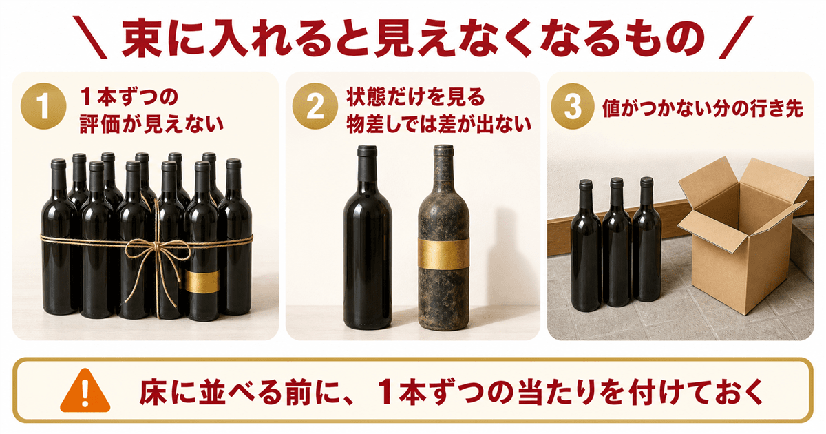 お酒をまとめて出したときに起きる3つのズレ