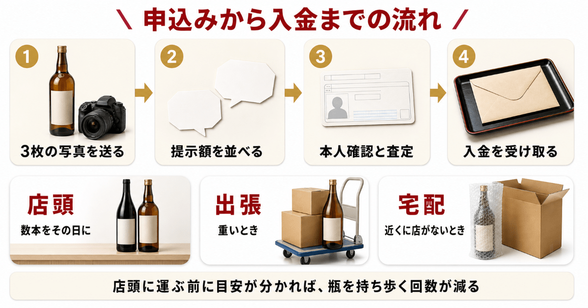 申込みから入金までの流れと3つの方式