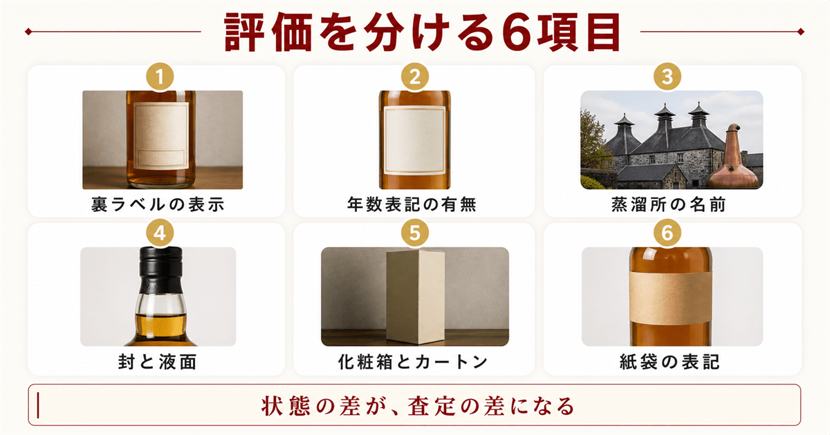 ジャパニーズウイスキーの評価を分ける6項目の早見表