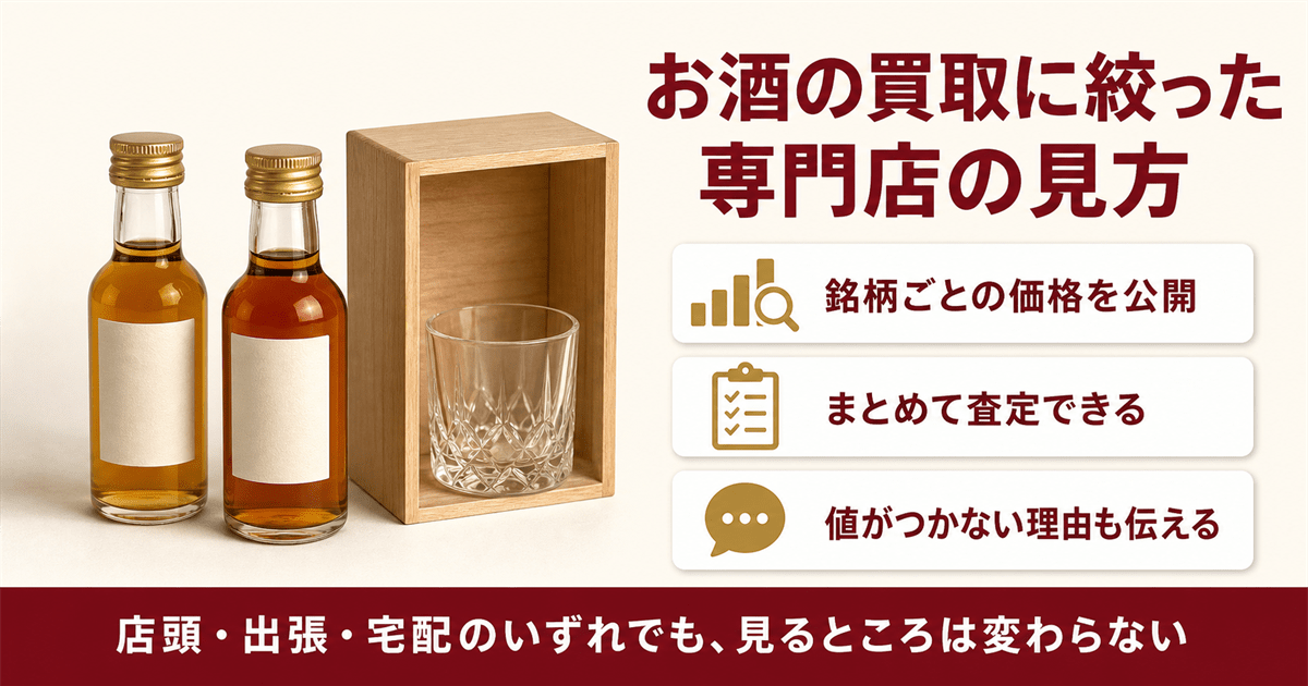 ミニチュアボトルの買取査定ならリンクサス