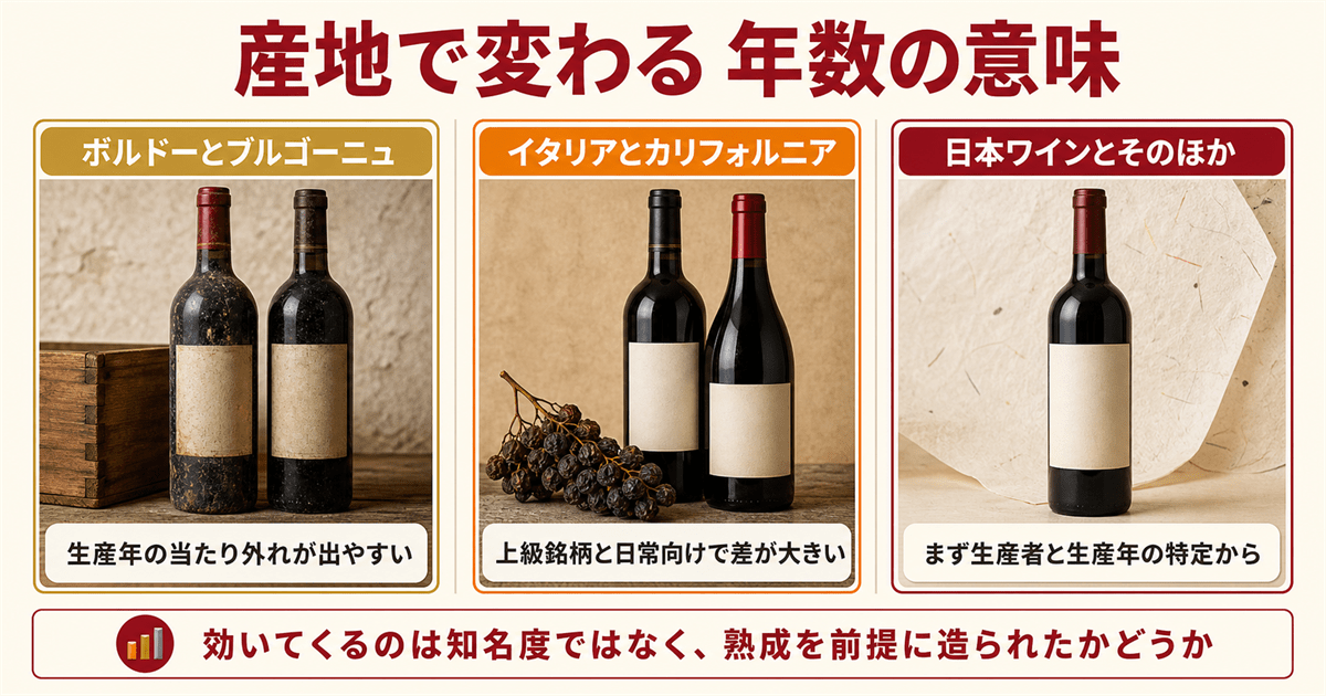 産地と生産年で評価が変わる理由
