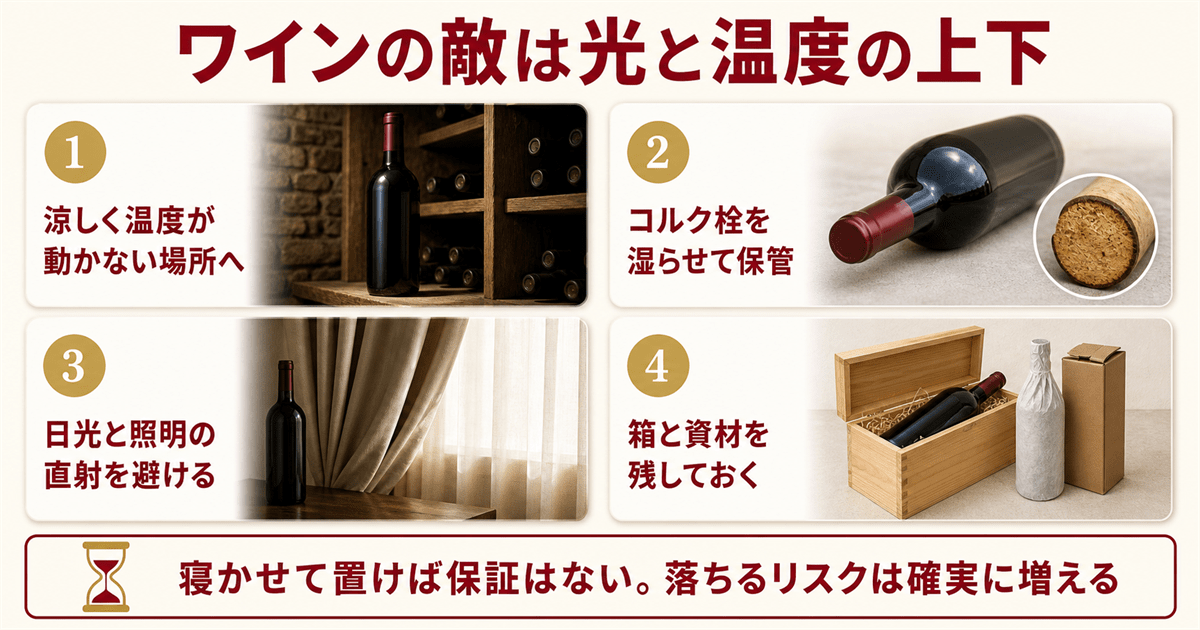 保管環境が結果を分ける｜売り時の決め方