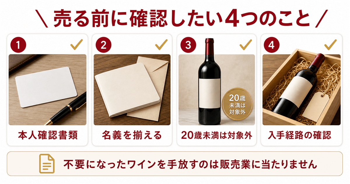 売る前に確認したい本人確認とお酒のルール