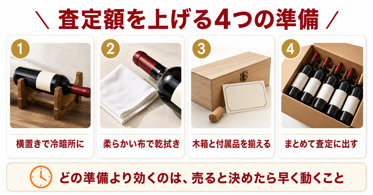 査定額を上げる4つの準備