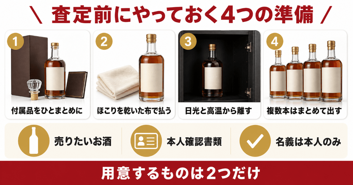 売ると決めたときの準備と当日必要なもの