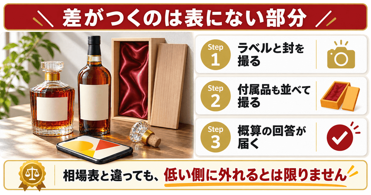 洋酒の買取査定ならリンクサス