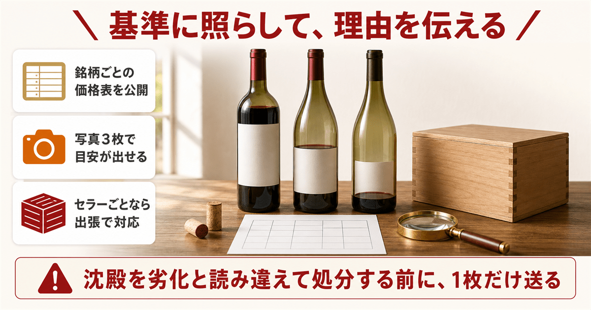 ワインの買取査定ならリンクサス
