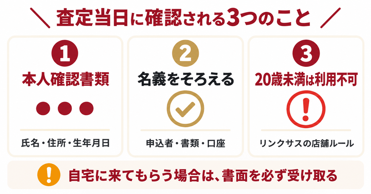 ダンヒルのウイスキーの査定当日に確認される本人確認・名義・年齢