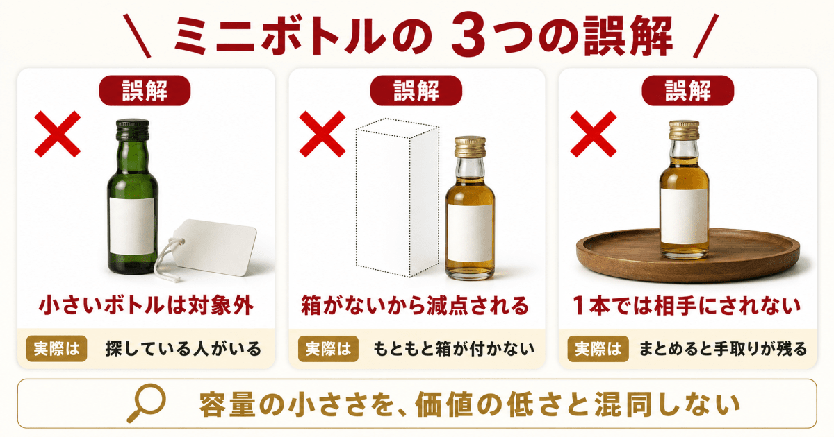 白州ミニボトルをめぐって広まりやすい3つの誤解
