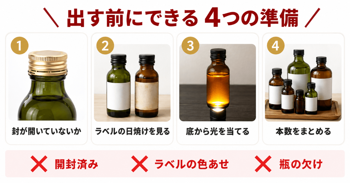 白州ミニボトルの査定で見られる4つの項目