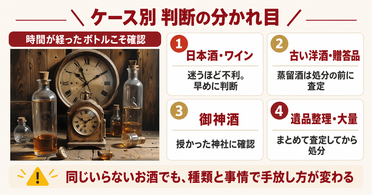 日本酒・古い洋酒・御神酒・遺品整理の処分