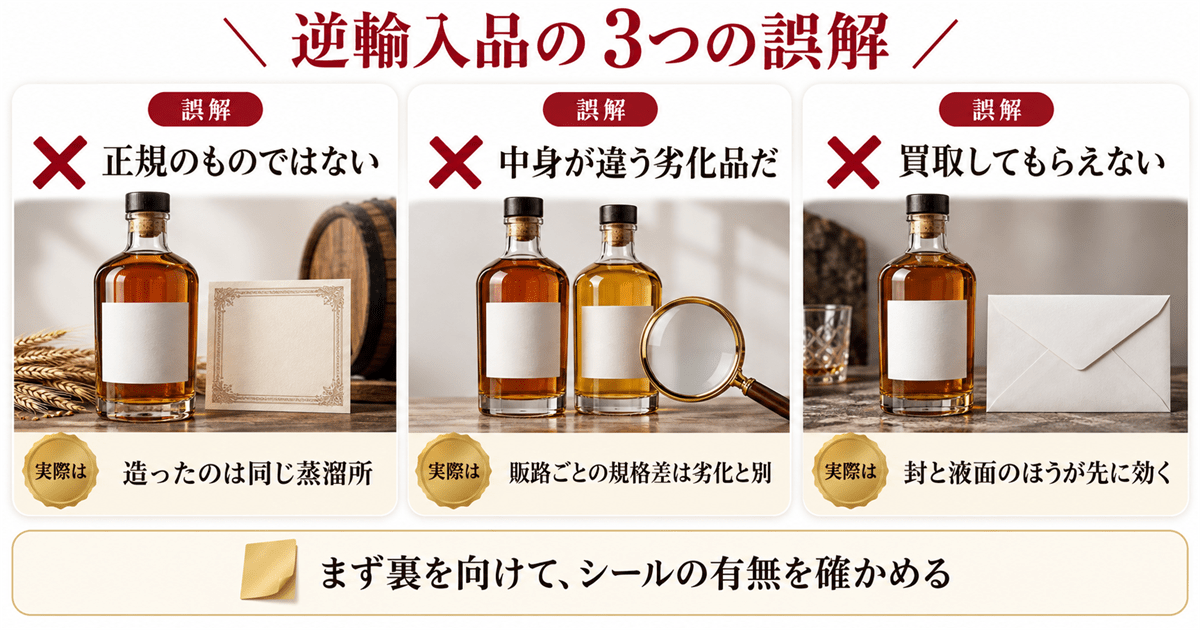 竹鶴の逆輸入品をめぐる3つの誤解